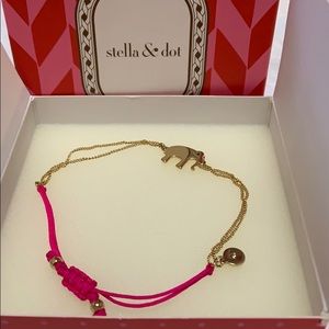 Stella and Dot Elephant bracelet.  NWOT.